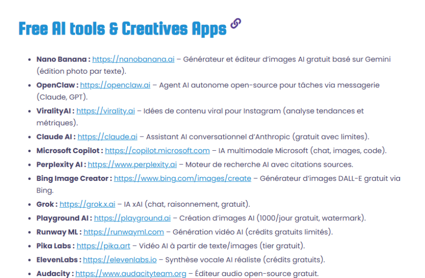 Ressources IA – JG 2026